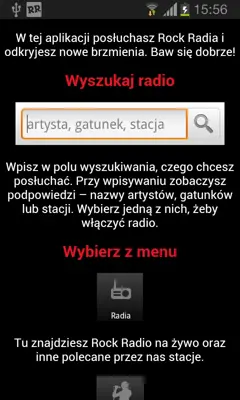 Rock Radio android App screenshot 1